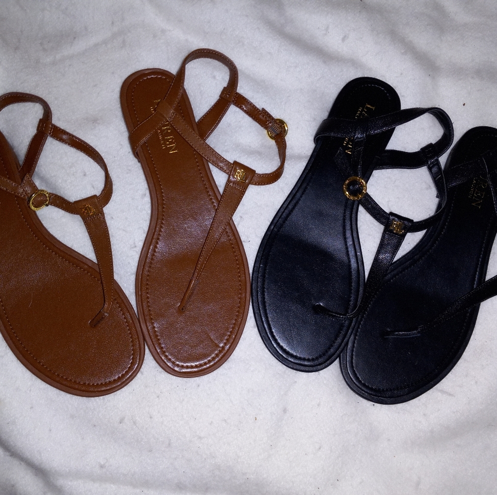 2 Pairs of Ralph Lauren Sandals
